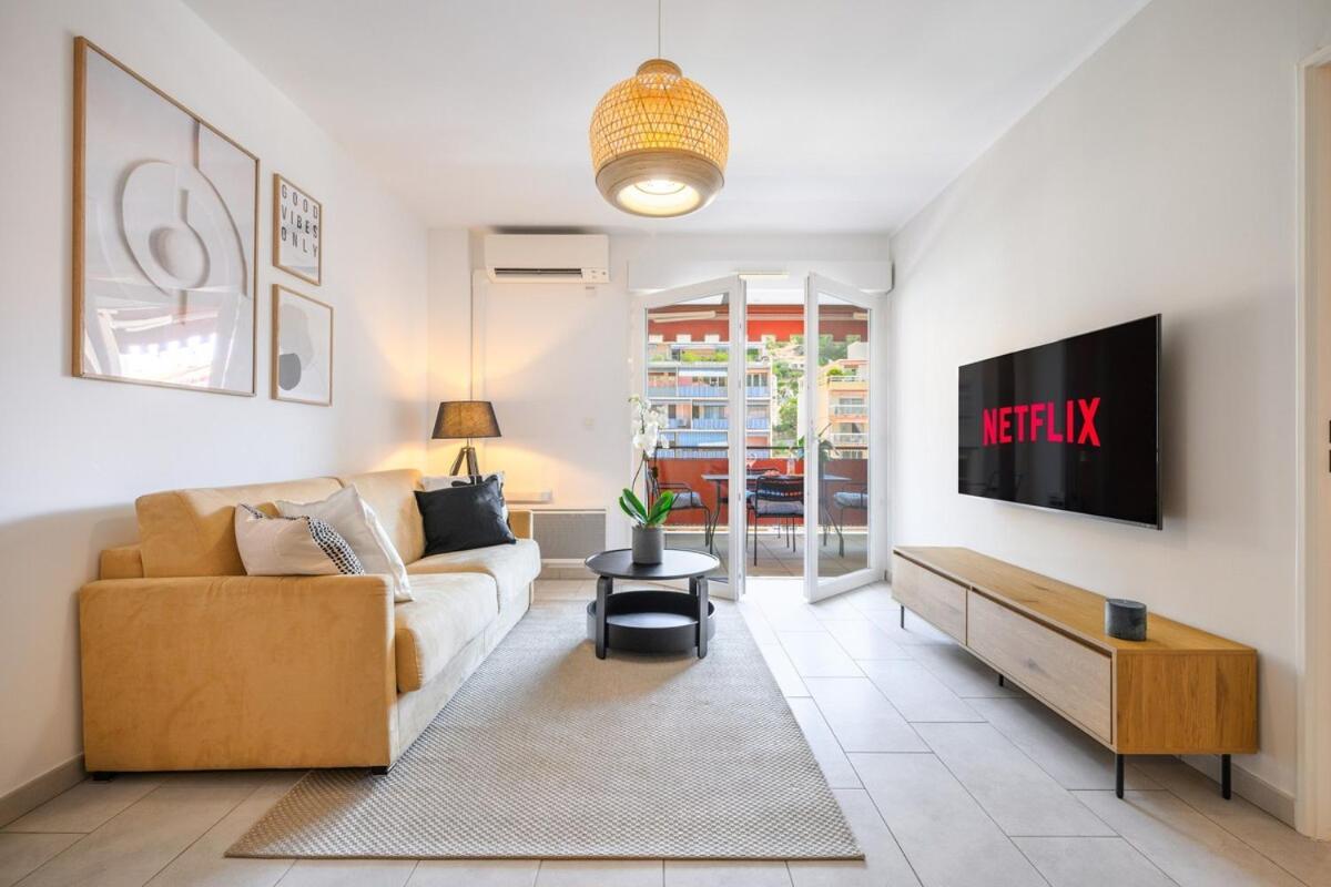 Apartament Le Coq Wagner - Garage - Swimming Pool Mentona Zewnętrze zdjęcie