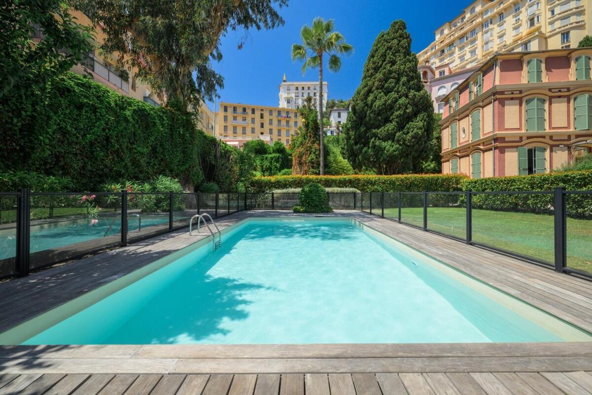 Apartament Le Coq Wagner - Garage - Swimming Pool Mentona Zewnętrze zdjęcie