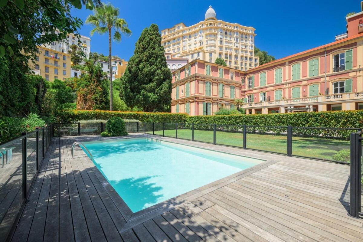 Apartament Le Coq Wagner - Garage - Swimming Pool Mentona Zewnętrze zdjęcie